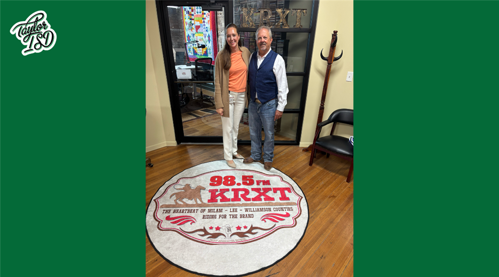 Dr. Garcia-Edwardsen and KRXT owner Steve Laukhuf